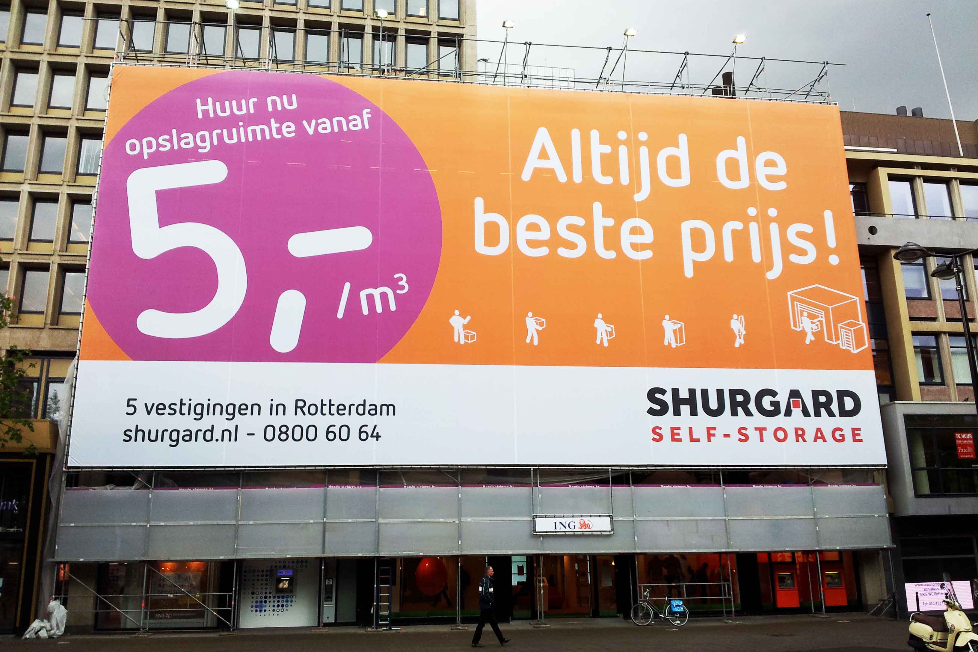 Mesh steigerdoek print