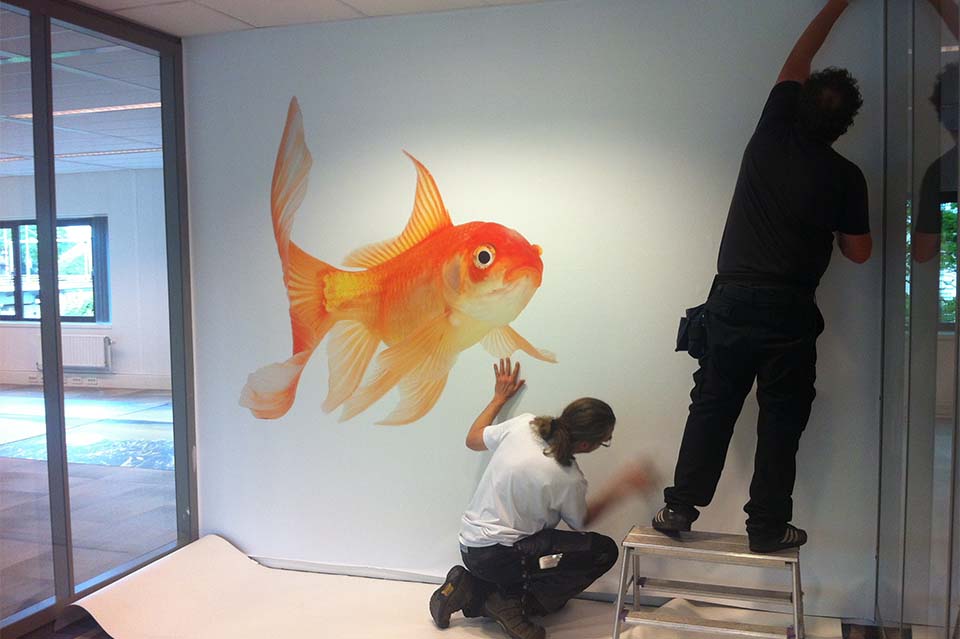 naadloos vinyl behang
