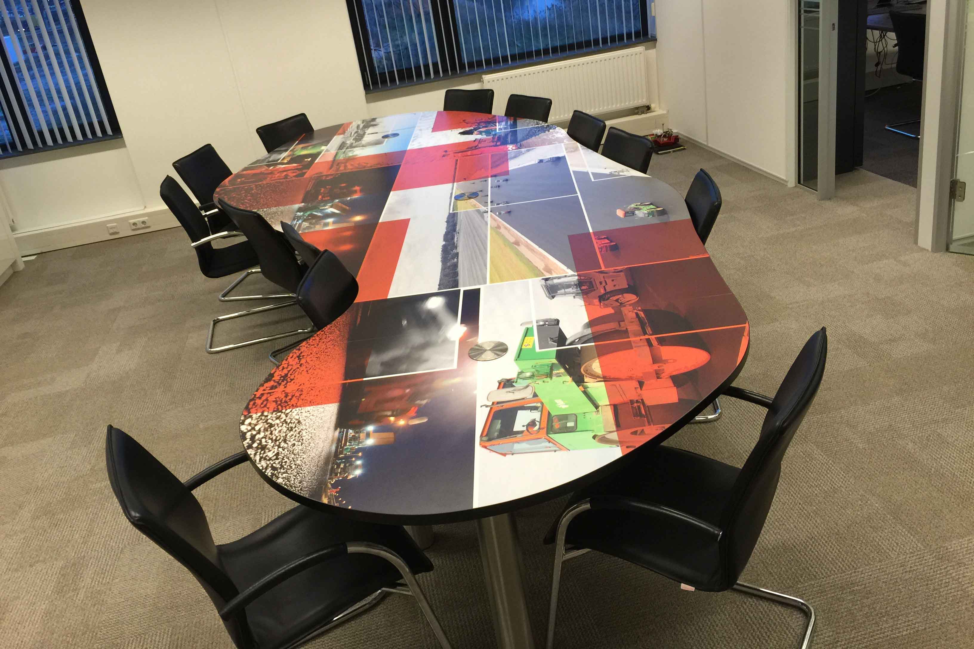 Floorgraphics print tafelbladen