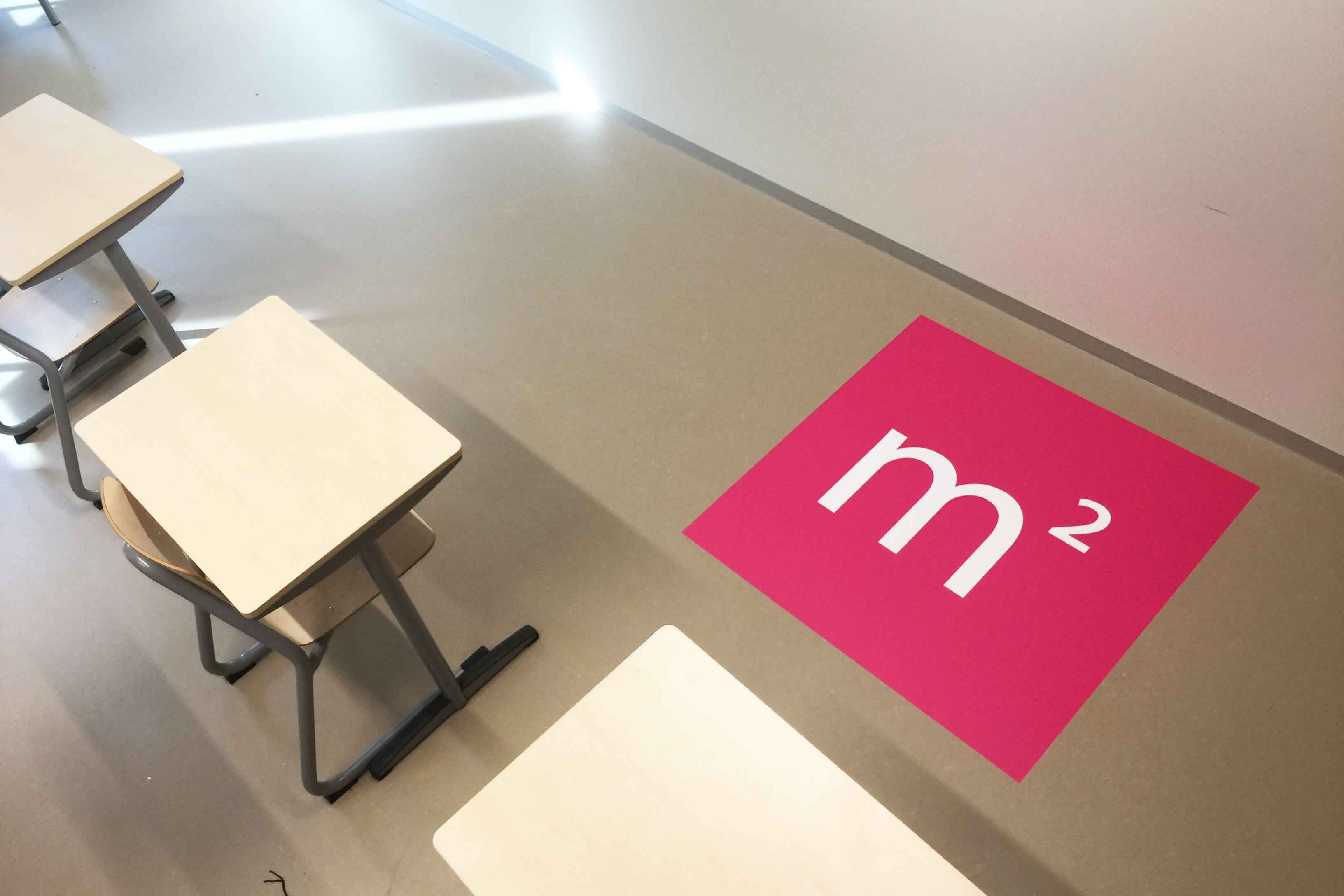 Floorgraphics vloerfolie